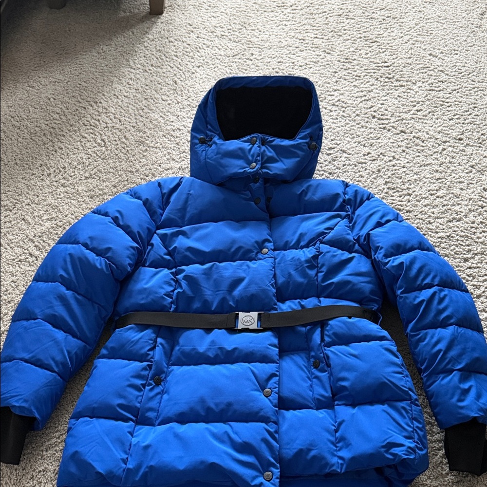 Michael Kors Royal Blue Puffer Jacket